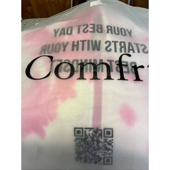 Comfrt NWT Minimalist Zip Up Hoodie in Strawberry Swirl Size 3XL - Picture 11 of 11